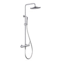 Wall Mounted Rain Shower Head With Adjustable Handheld Slide Bar Shower System