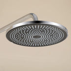 Wall Mounted Rain Shower Head With Adjustable Handheld Slide Bar Shower System