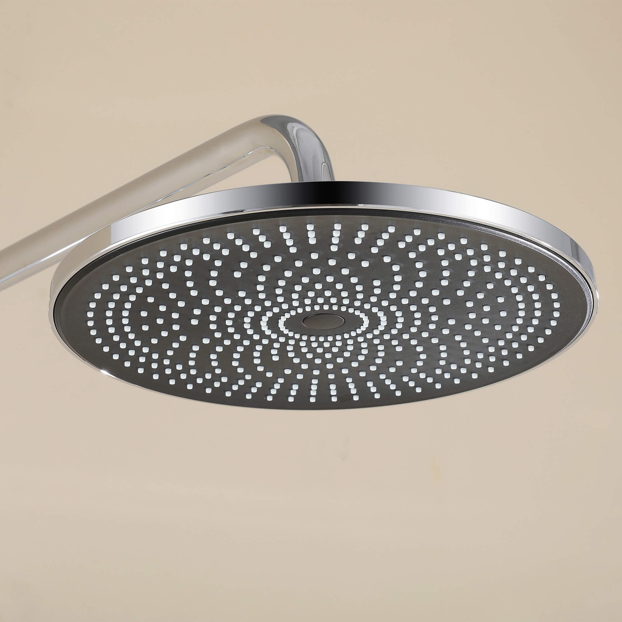 Wall Mounted Rain Shower Head With Adjustable Handheld Slide Bar Shower System