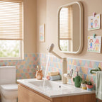 Single-Hole Pull-Out Bathroom Faucet with 360° Bionic Arm and 4 Spray Modes