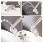 Single-Hole Pull-Out Bathroom Faucet with 360° Bionic Arm and 4 Spray Modes