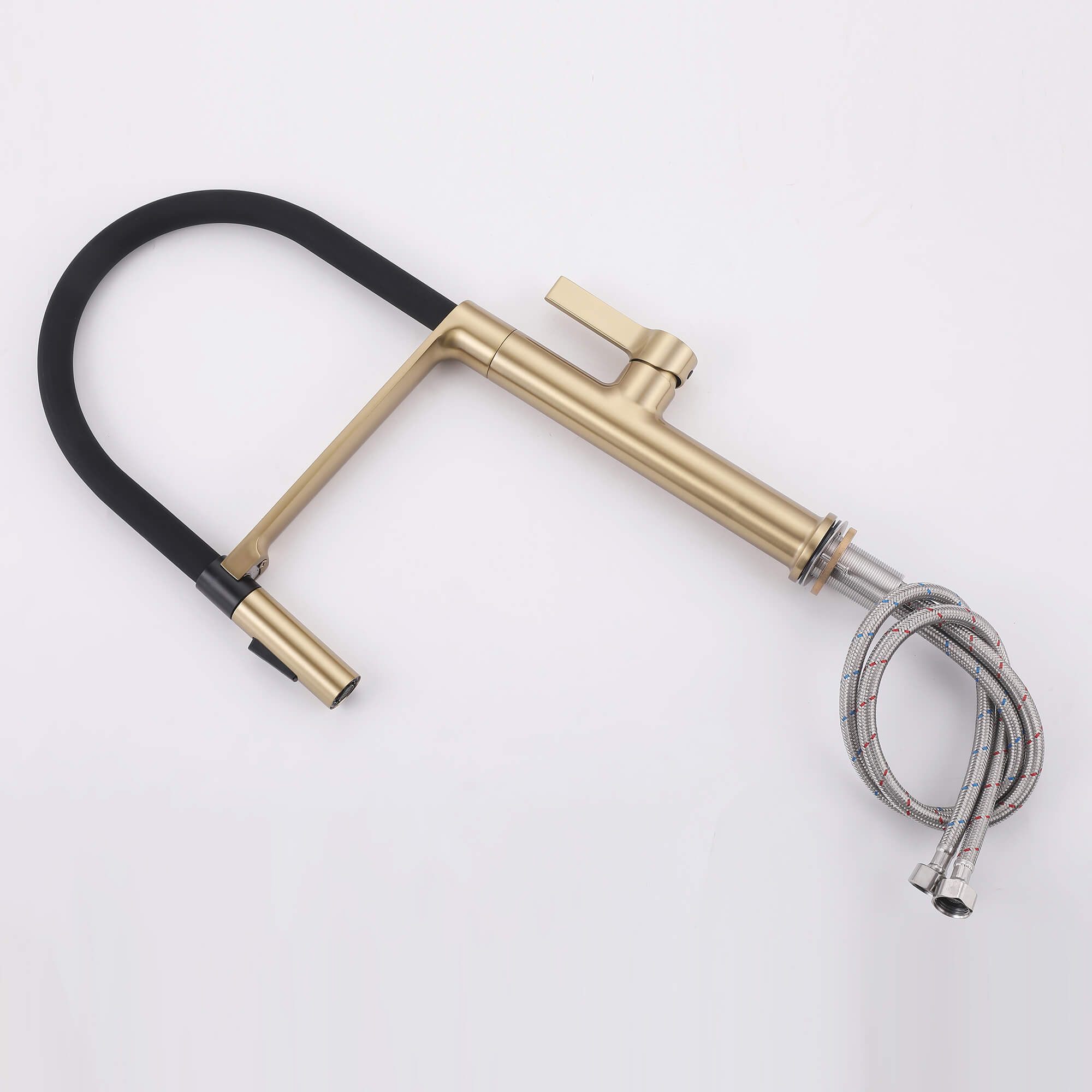 Dual-Mode Pull-Down Kitchen Faucet with Magnetic Spray Head