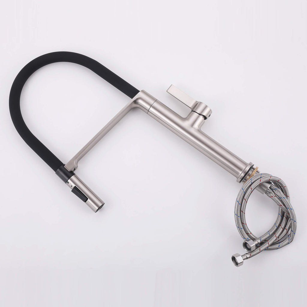 Dual-Mode Pull-Down Kitchen Faucet with Magnetic Spray Head