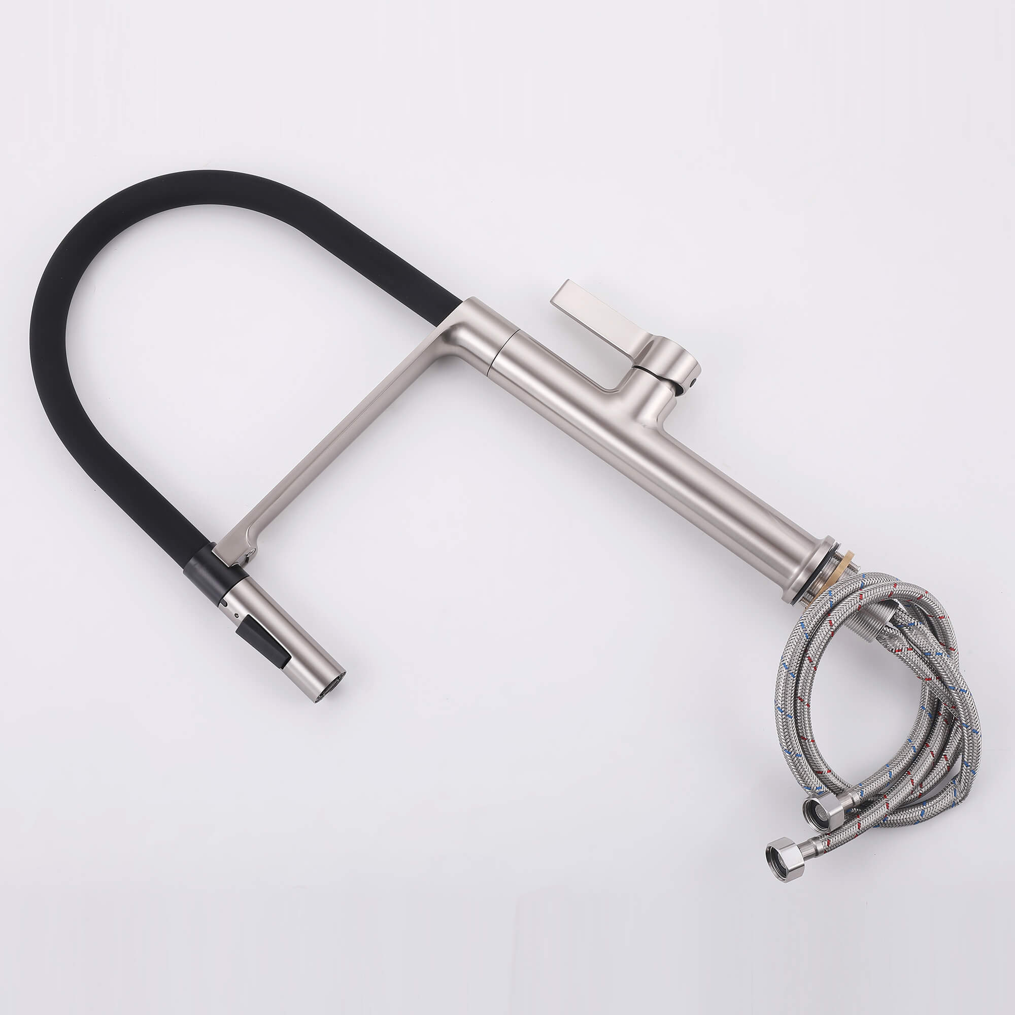 Dual-Mode Pull-Down Kitchen Faucet with Magnetic Spray Head