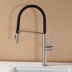 Dual-Mode Pull-Down Kitchen Faucet with Magnetic Spray Head