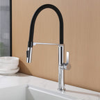 Dual-Mode Pull-Down Kitchen Faucet with Magnetic Spray Head