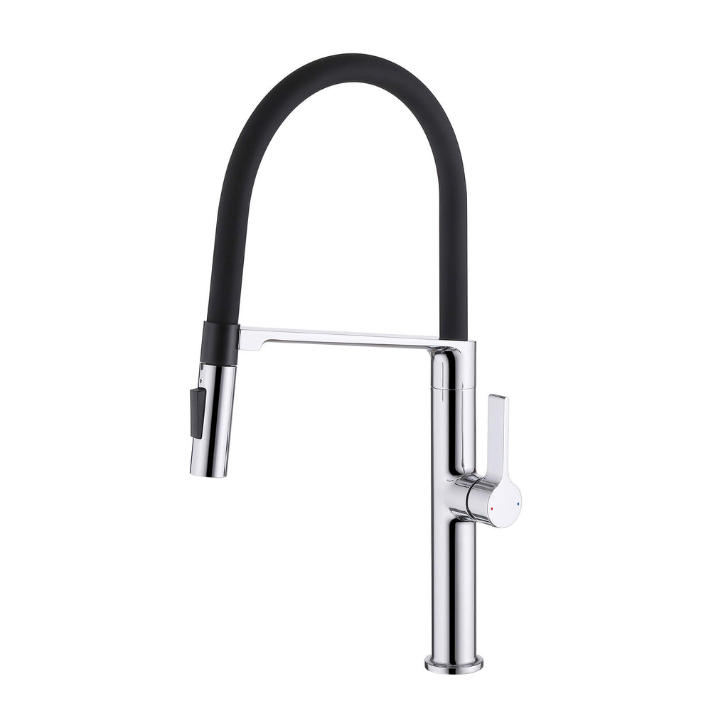 Dual-Mode Pull-Down Kitchen Faucet with Magnetic Spray Head