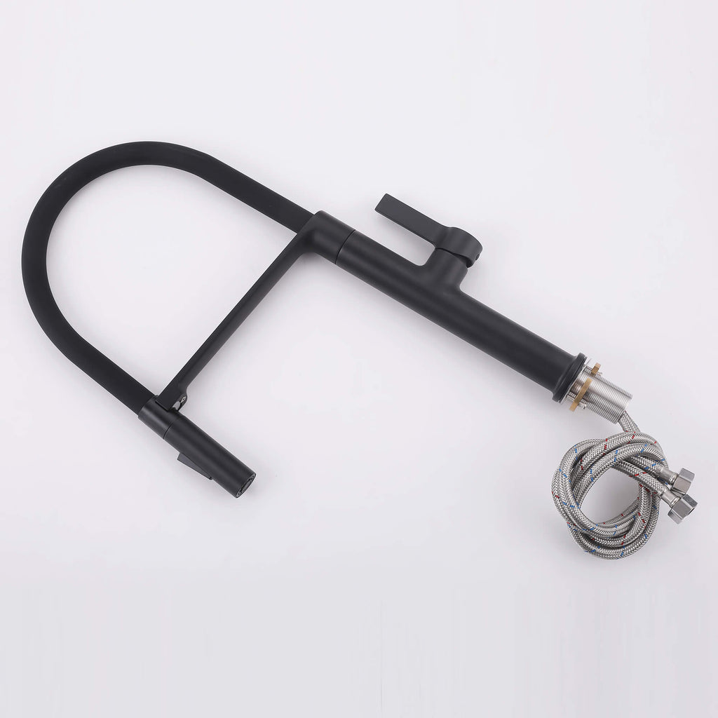 Dual-Mode Pull-Down Kitchen Faucet with Magnetic Spray Head