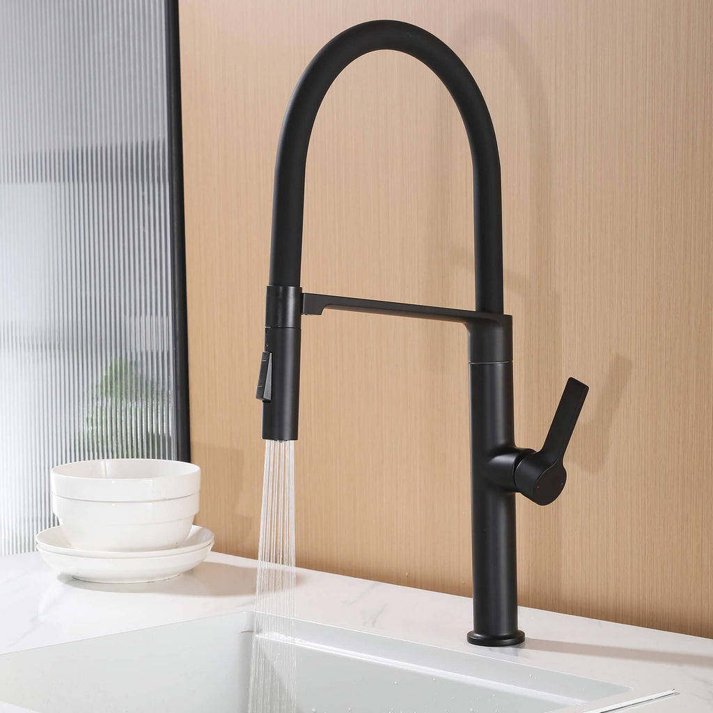 Dual-Mode Pull-Down Kitchen Faucet with Magnetic Spray Head