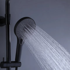 10" Rainfall Bathroom Shower Head  3-Function Handheld Shower Head With Slide Bar (Main Body Not Included)