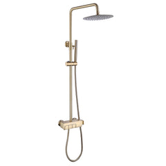 Luxury 3-Function Shower System With Rainfall Shower Head,Handheld Shower With Slide Bar,Tub Spout