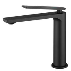 Single Handle 1-Hole Bathroom Sink Faucet In Matte Black