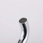 Brass 180° Swivel Gooseneck Spout Widespread Bathroom Faucet with Dual Handles