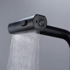 Smart Kitchen Faucet with Temperature Display & 3-Function Pull-Out Sprayer