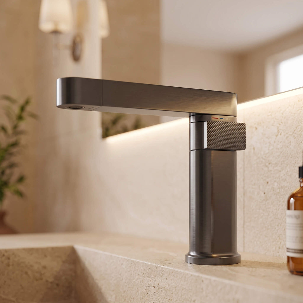 Smart Digital Display Pull-Out Basin Faucet with Dual-Mode Multi-Flow Delivery