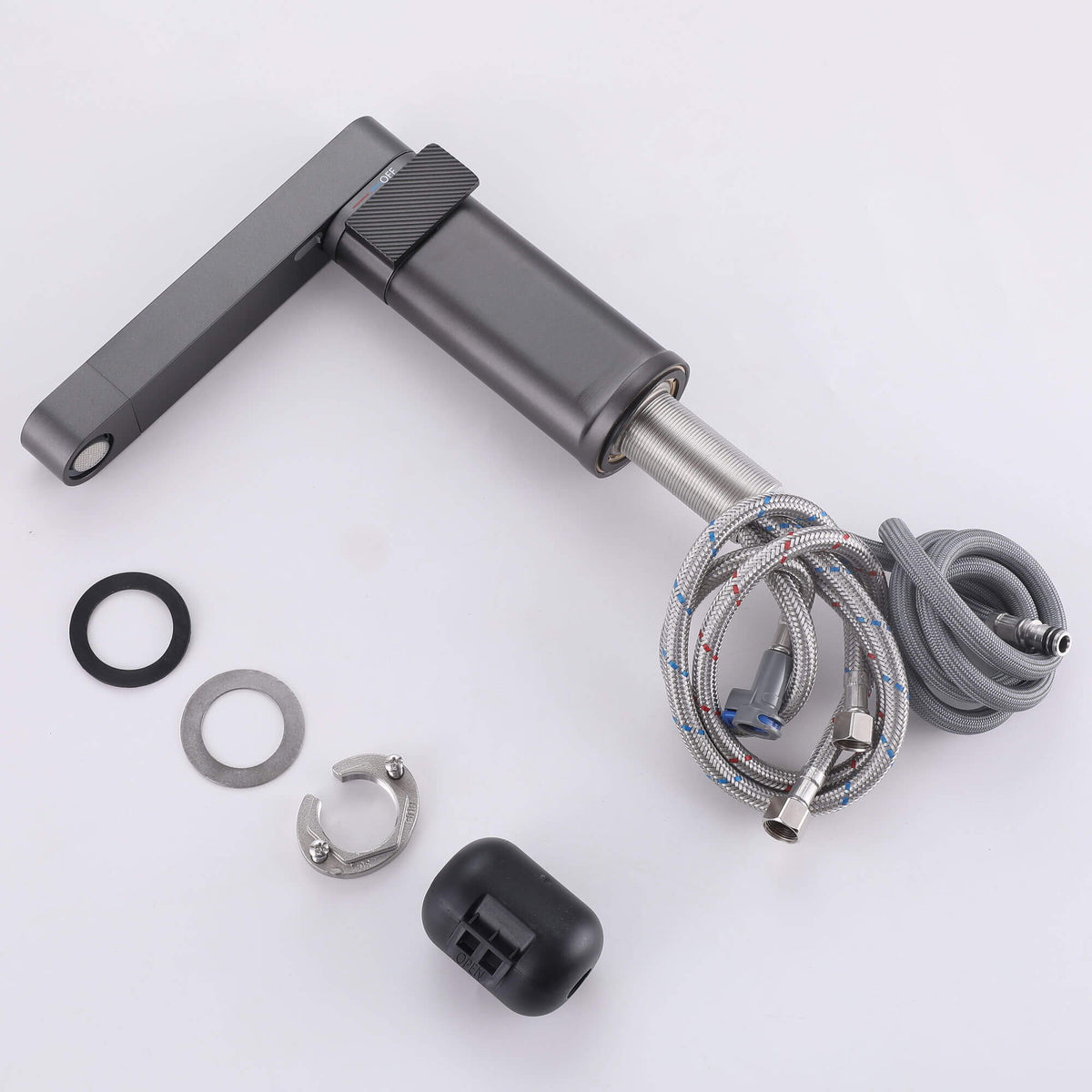 Smart Digital Display Pull-Out Basin Faucet with Dual-Mode Multi-Flow Delivery