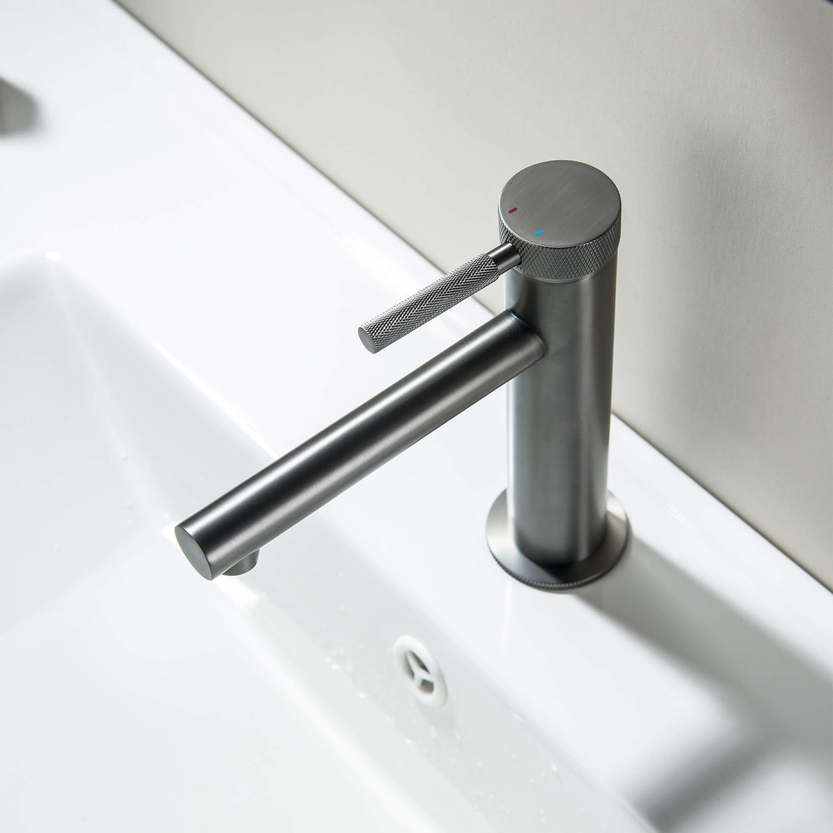 Roman Mounted Smooth 2-Functions Bathroom Sink Faucet