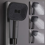 Thermostatic Dual-Head Shower System with Overhead Rain and 3-Functions Handheld Spray