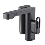 Touchless Smart Soap & Water Sensor Basin Faucet with Integrated Digital Temperature Screen