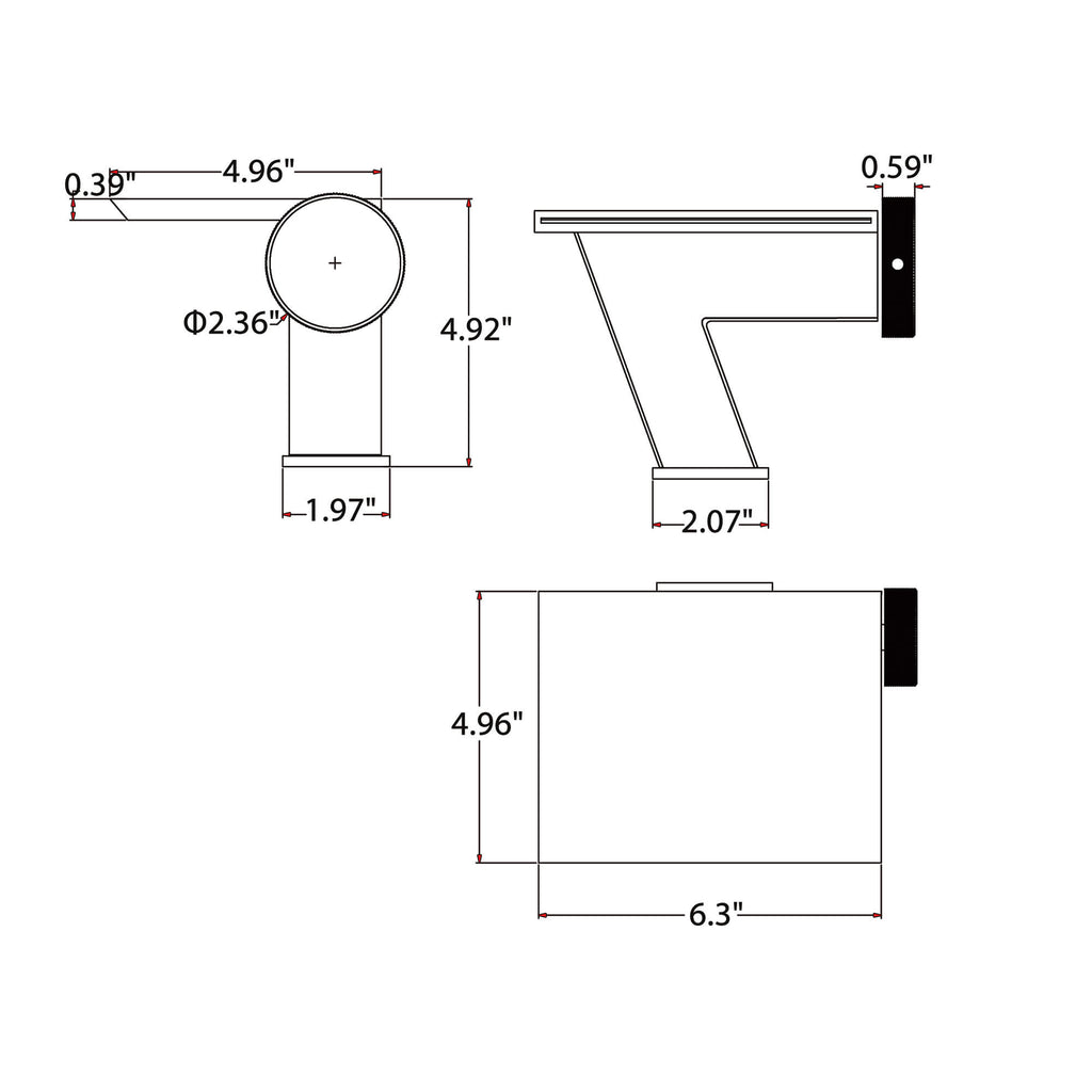 Waterfall Bathroom Sink Faucet with Integrated Storage Top & 304 Stainless Steel