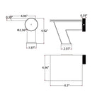 Waterfall Bathroom Sink Faucet with Integrated Storage Top & 304 Stainless Steel