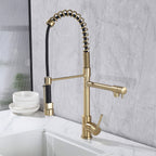 Luxury 3-Functions Pull-Down Kitchen Faucet with Magnetic Docking Spray Head