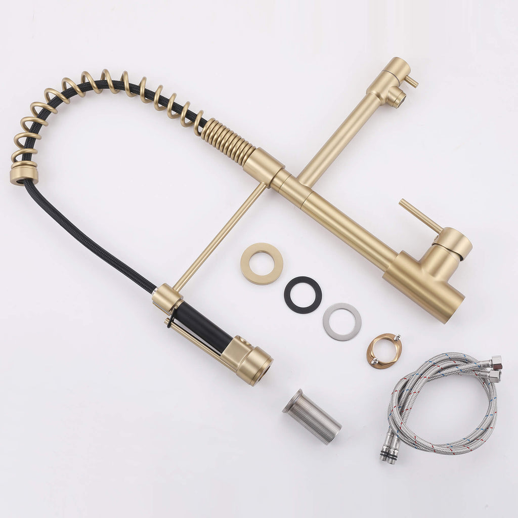 Luxury 3-Functions Pull-Down Kitchen Faucet with Magnetic Docking Spray Head