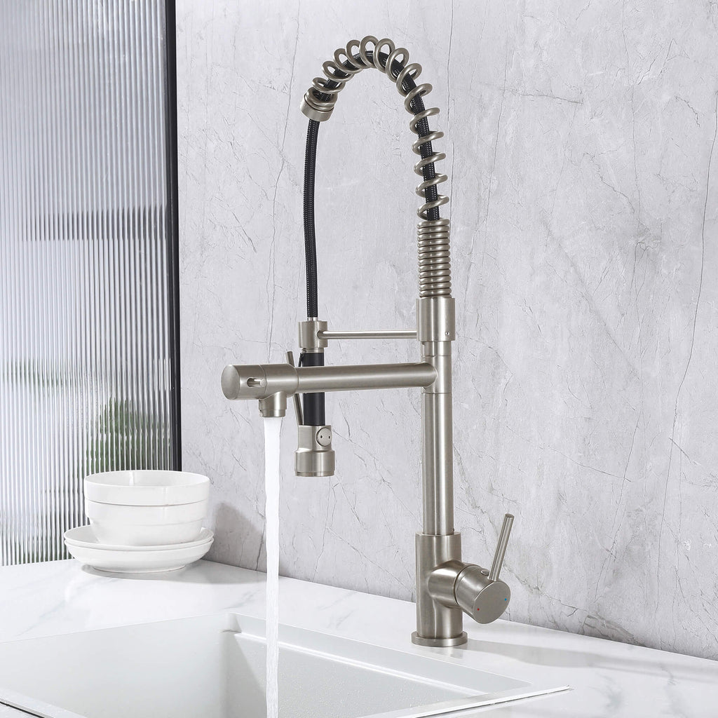 Luxury 3-Functions Pull-Down Kitchen Faucet with Magnetic Docking Spray Head