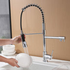 Luxury 3-Functions Pull-Down Kitchen Faucet with Magnetic Docking Spray Head