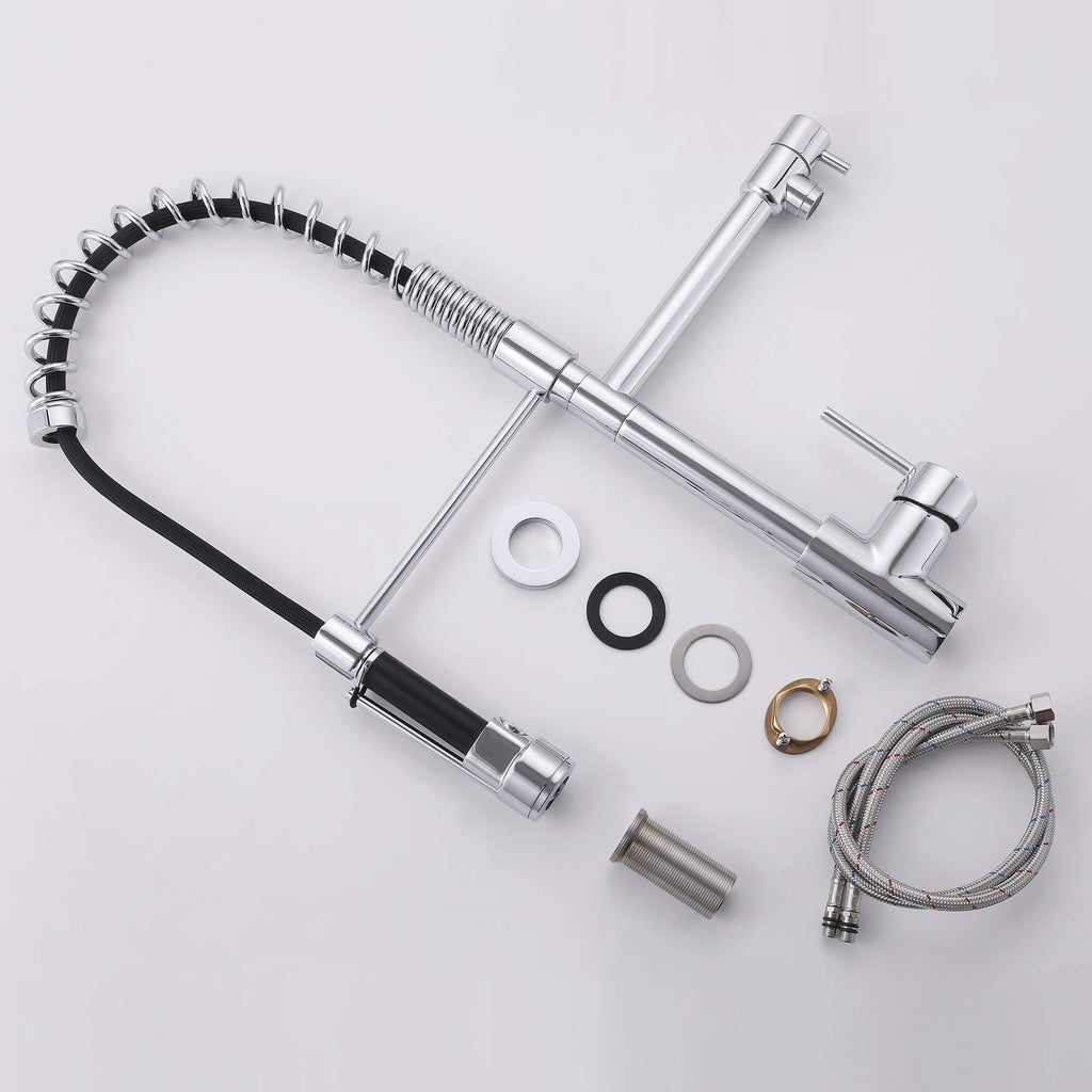 Luxury 3-Functions Pull-Down Kitchen Faucet with Magnetic Docking Spray Head