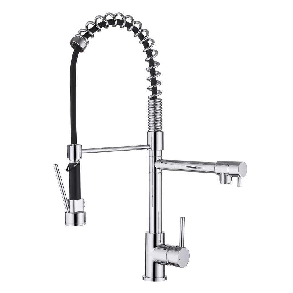 Luxury 3-Functions Pull-Down Kitchen Faucet with Magnetic Docking Spray Head