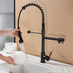 Luxury 3-Functions Pull-Down Kitchen Faucet with Magnetic Docking Spray Head