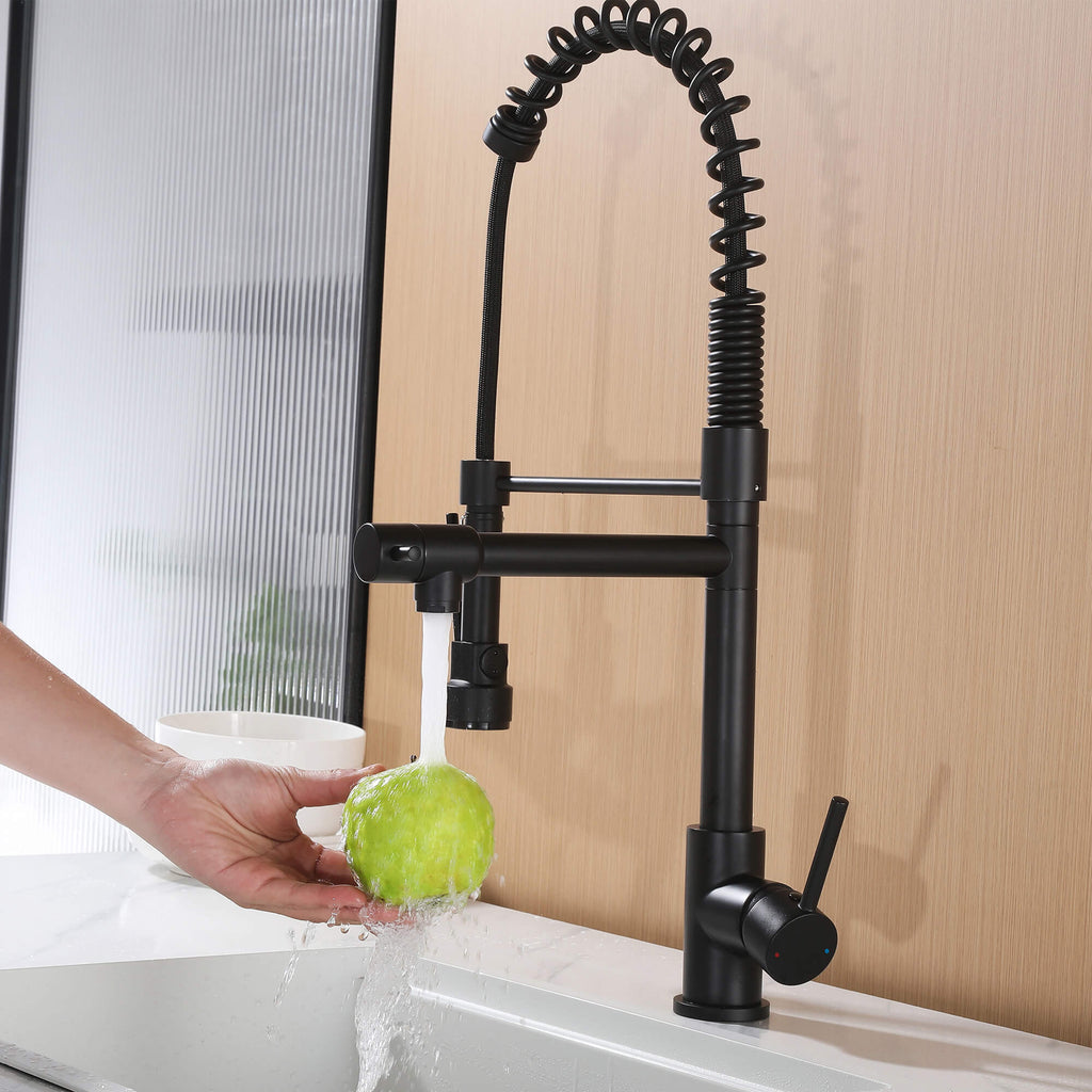 Luxury 3-Functions Pull-Down Kitchen Faucet with Magnetic Docking Spray Head