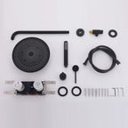 2-Functions Dual-Head Shower System with Thin Circular Rainfall Head