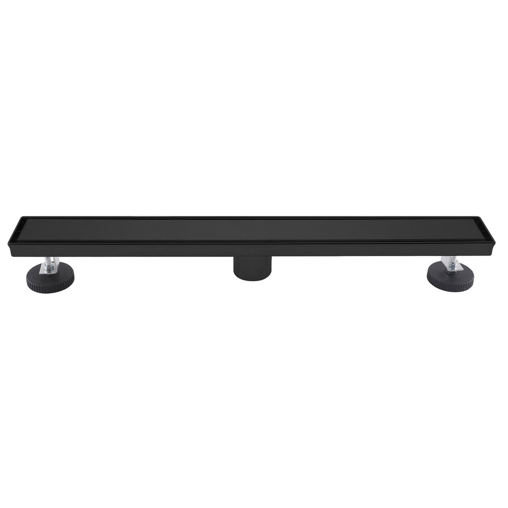 2-in-1 Dual-Cover Linear Drain with Removable Hair Strainer