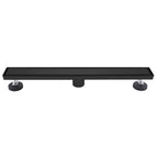 2-in-1 Dual-Cover Linear Drain with Removable Hair Strainer