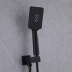 Concealed Tub Shower System with Fold-Away Tub Spout & 3-Function Hand Shower