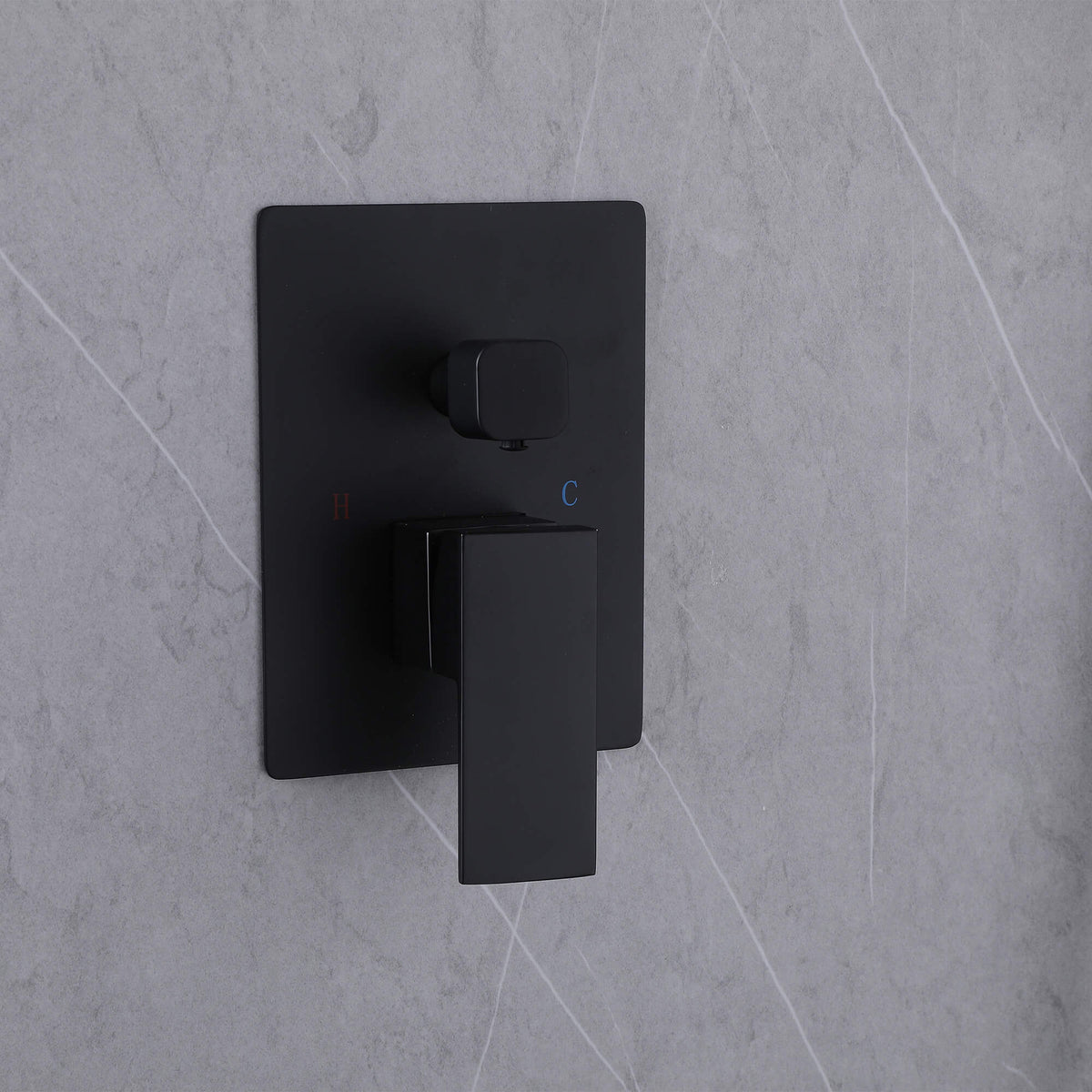 Concealed Tub Shower System with Fold-Away Tub Spout & 3-Function Hand Shower