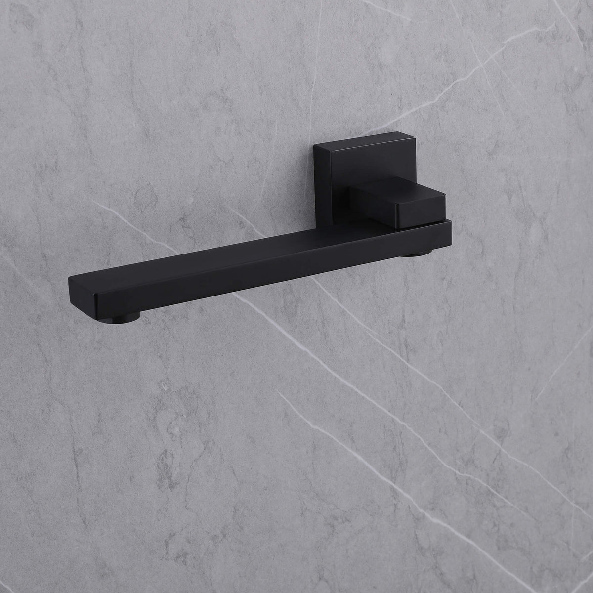 Concealed Tub Shower System with Fold-Away Tub Spout & 3-Function Hand Shower