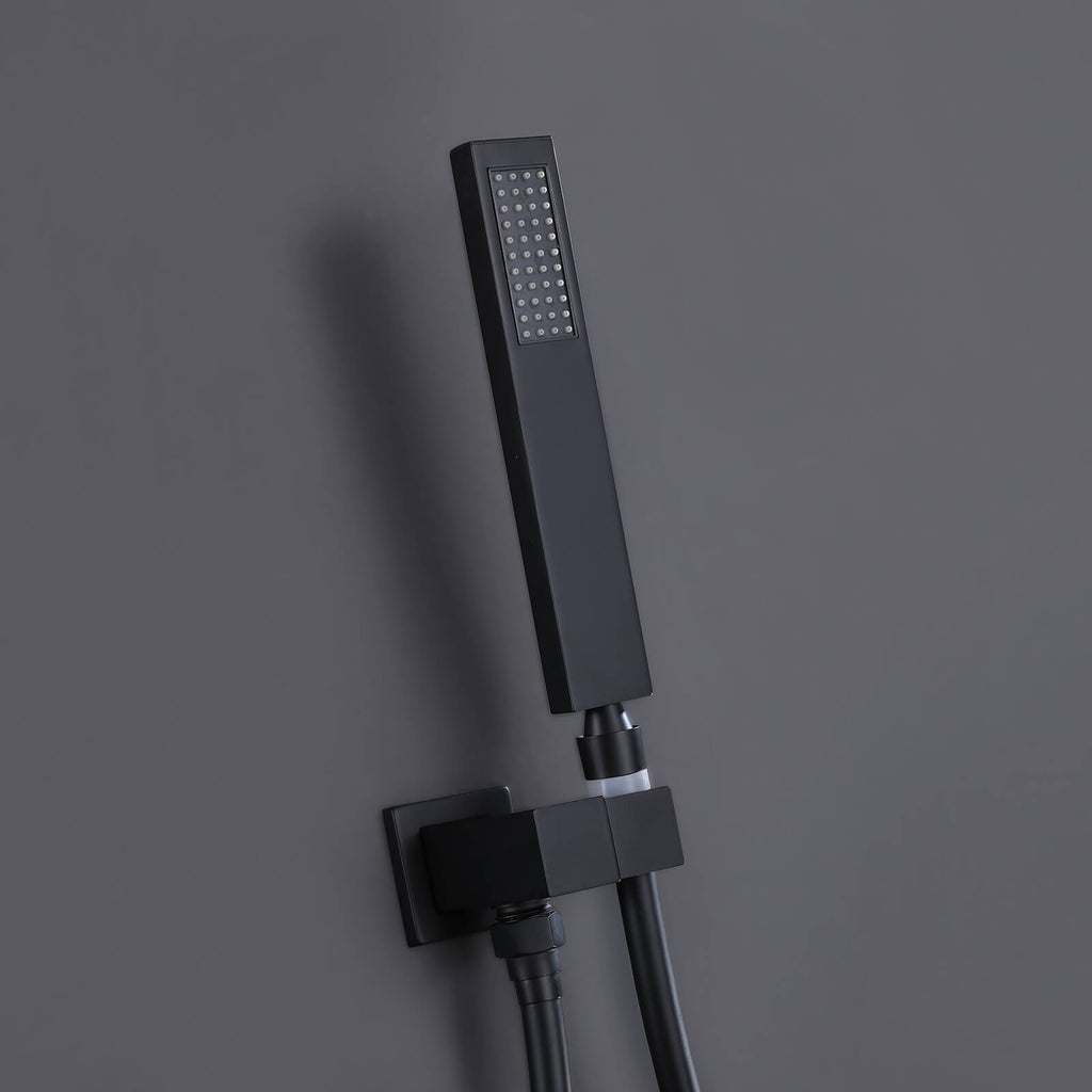 3-Function Shower System with 10" Rain Head & Waterfall Tub Spout