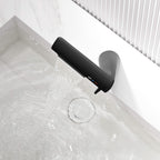 6.2" H Brass Single Hole Waterfall Bathroom Sink Faucet