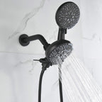 Dual-Head Shower System with 7-Function Rain Head and Handheld Spray Combo