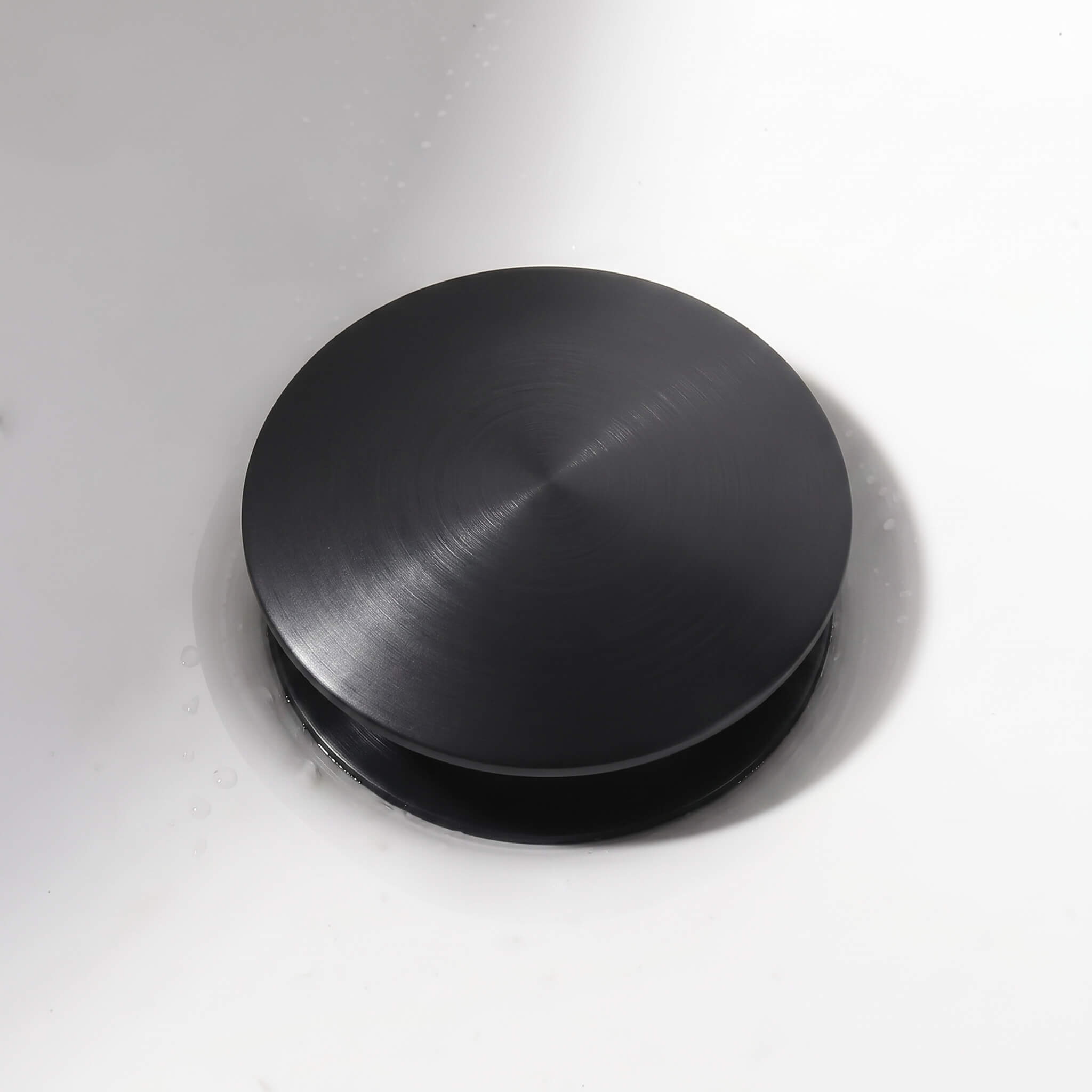 Wide‑Top Pop-Up Drain for Bathroom Sinks with Overflow