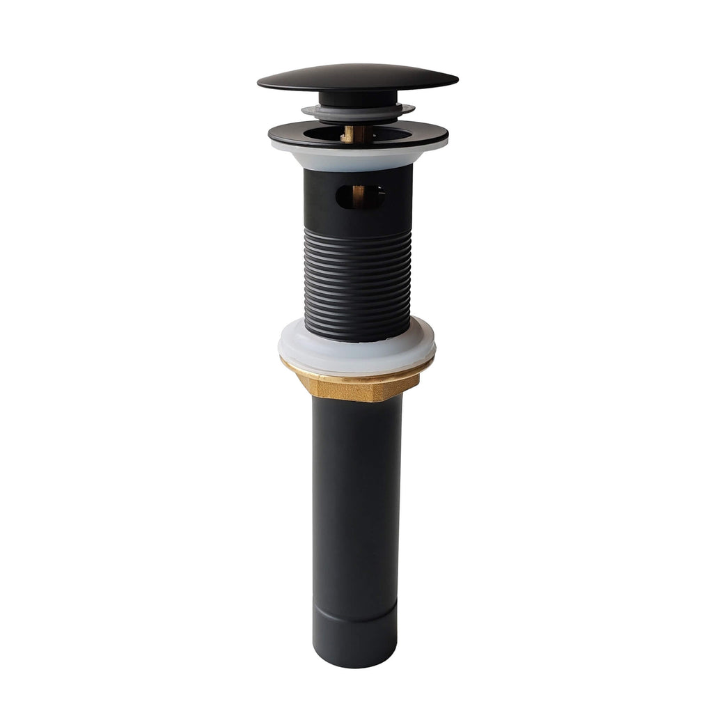 Wide‑Top Pop-Up Drain for Bathroom Sinks with Overflow