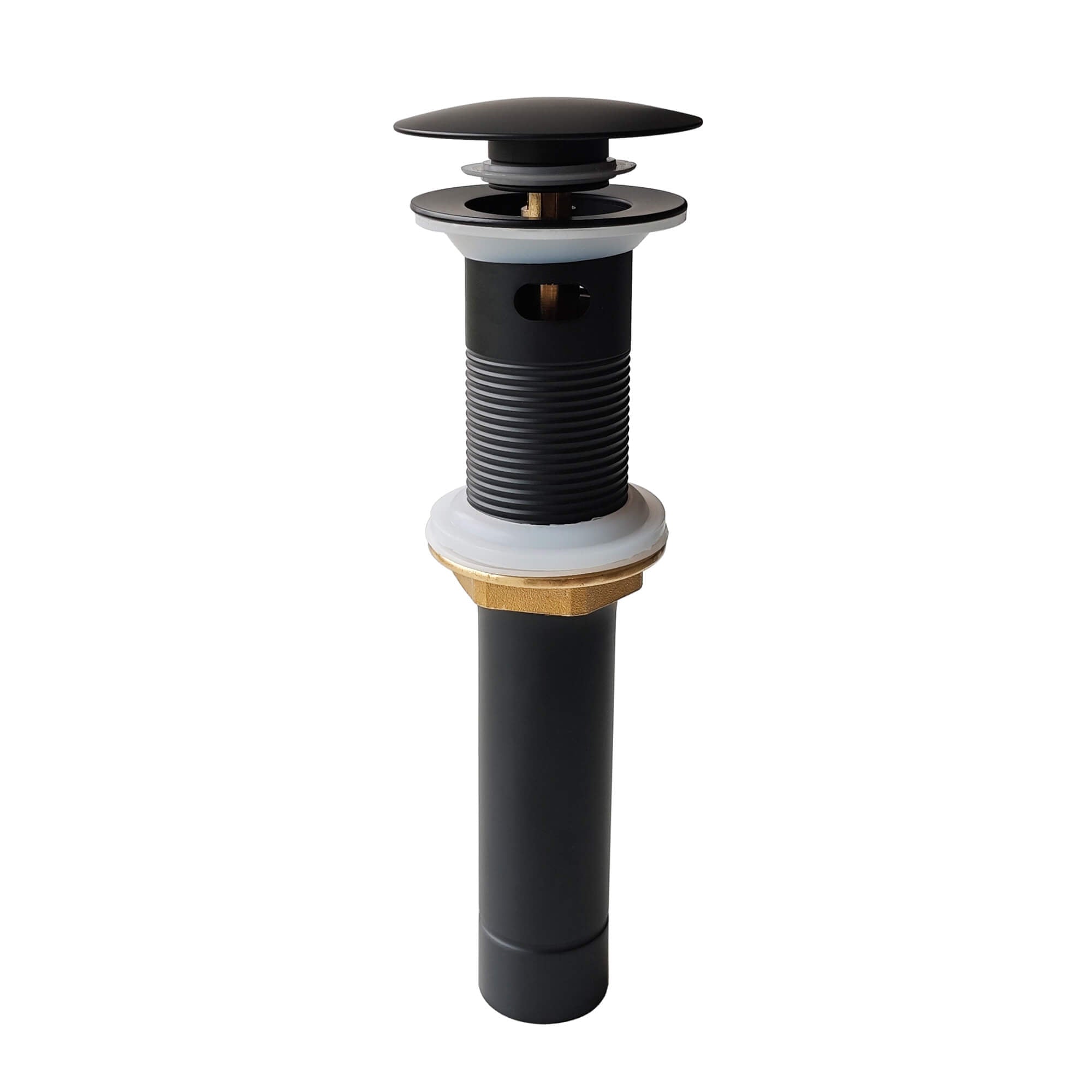 Wide‑Top Pop-Up Drain for Bathroom Sinks with Overflow