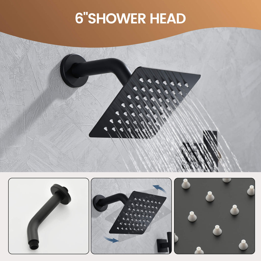 Luxury 3-Head Multi-Function Concealed Spa Shower System