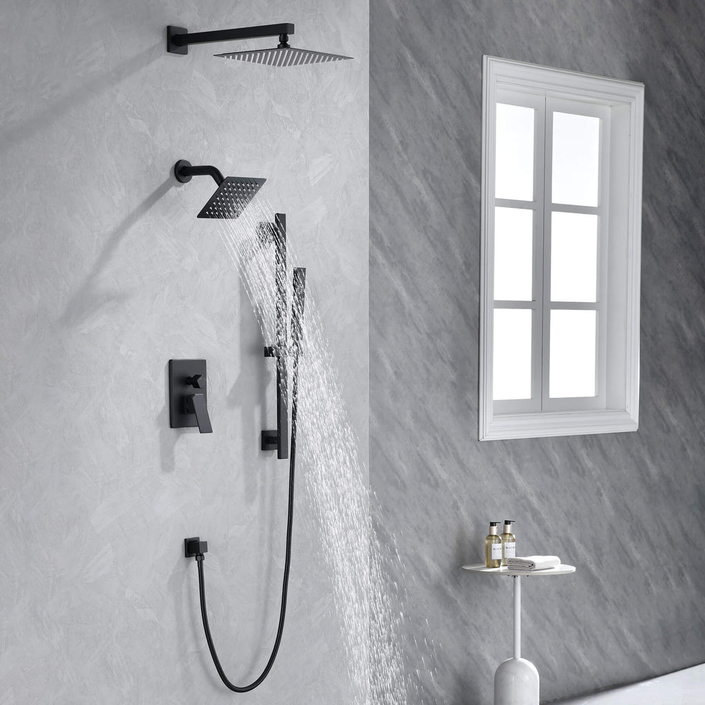 Luxury 3-Head Multi-Function Concealed Spa Shower System