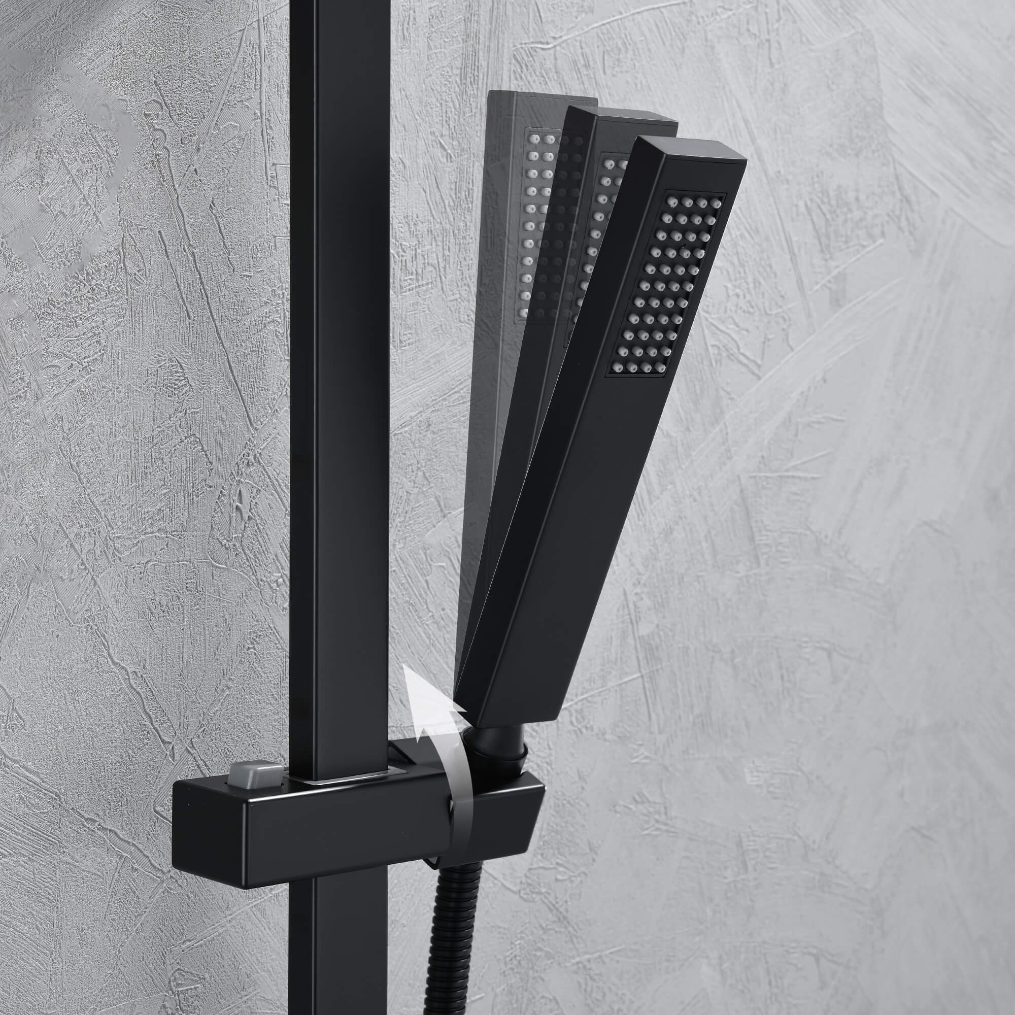 Luxury 3-Head Multi-Function Concealed Spa Shower System