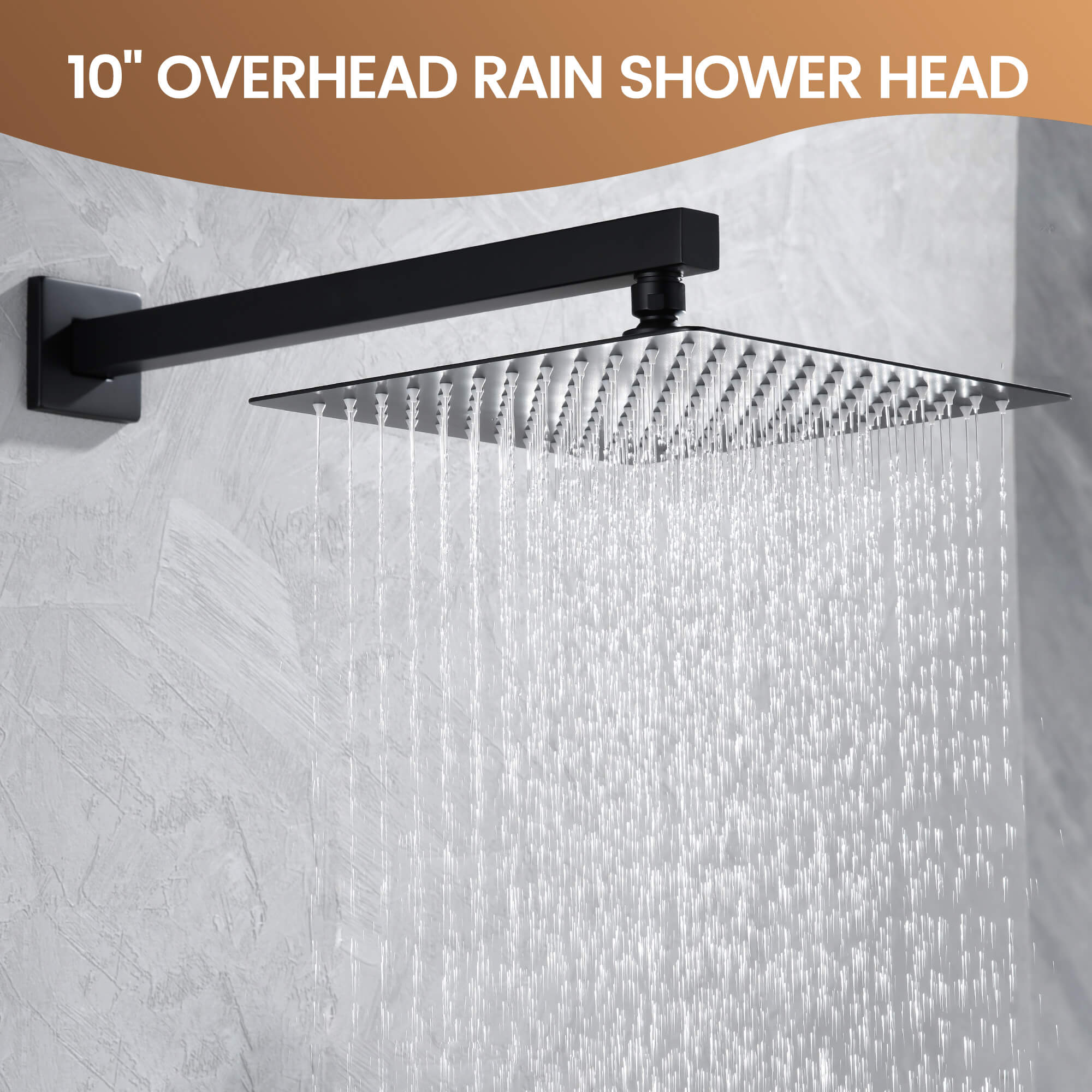 Luxury 3-Head Multi-Function Concealed Spa Shower System