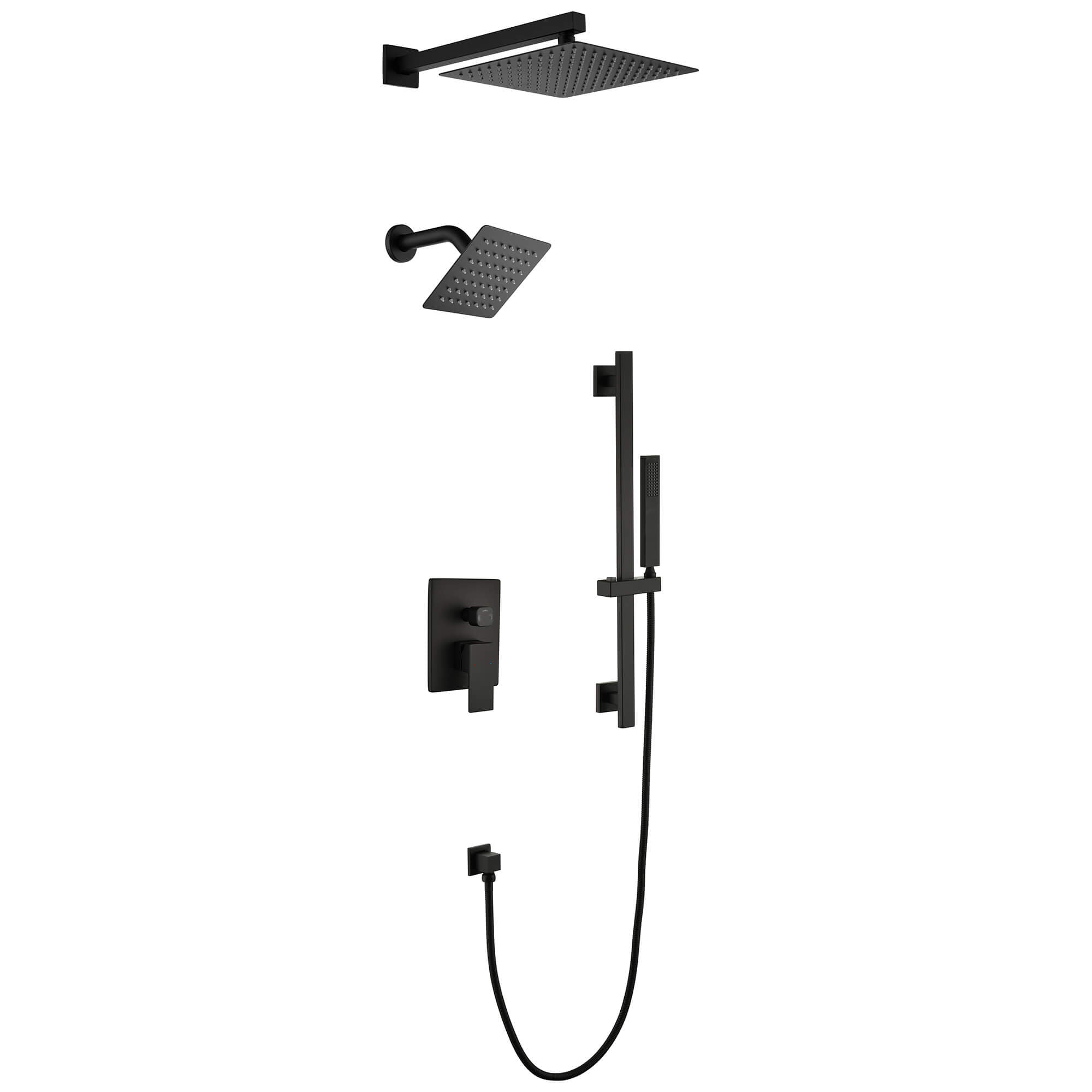 Luxury 3-Head Multi-Function Concealed Spa Shower System